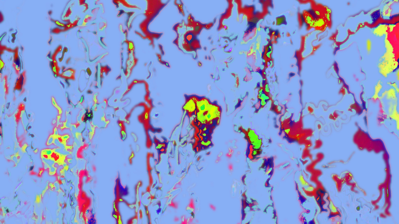 Roman Lipski, Untitled, 2025, colorful, digital print made with Quantum Brush