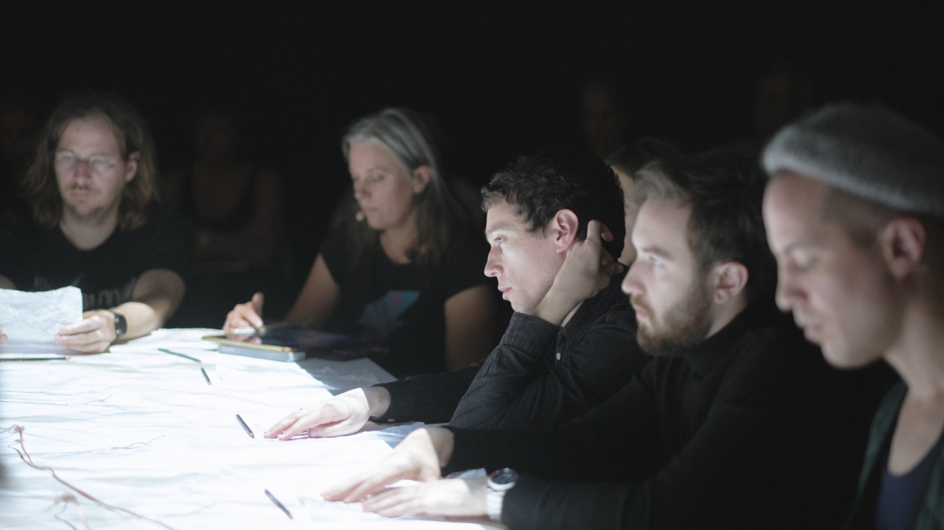 Instrumentalities for Common Grounds, Performance still, Impulse festival, Leipzig, October 2023