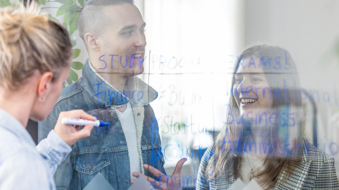 conversation between students